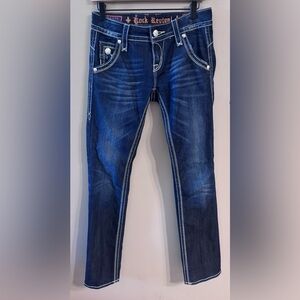 Rock Revival Jeans Adele Straight Leg Low Rise